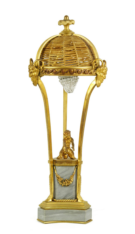 Appraisal: - Early th C French Deco Lamp Early th Century