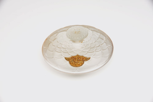 Appraisal: R LALIQUE Ritz perfume bottle for Lalo in frosted glass