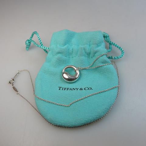 Appraisal: Tiffany Company Elsa Peretti Spanish Sterling Silver Chain And Eternal