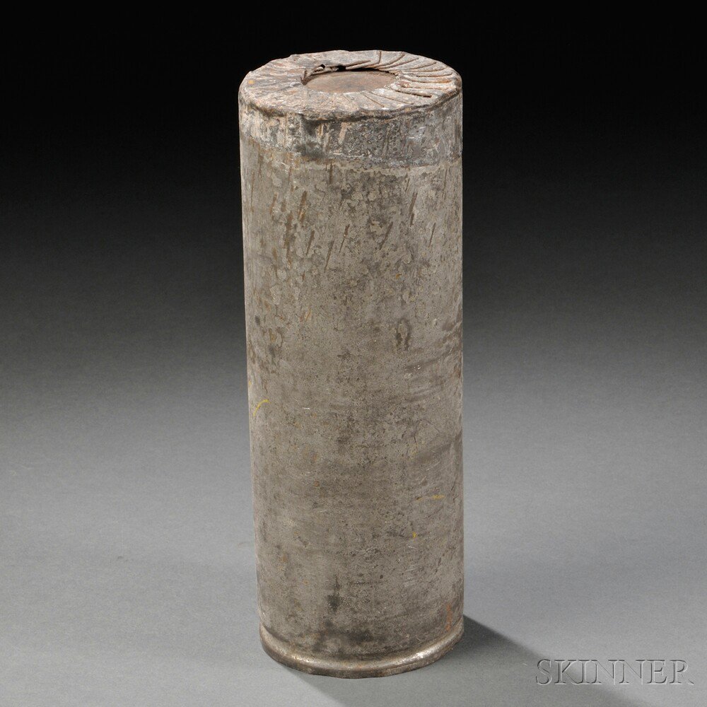 Appraisal: U S -inch Hotchkiss Canister Round c - lead sabot