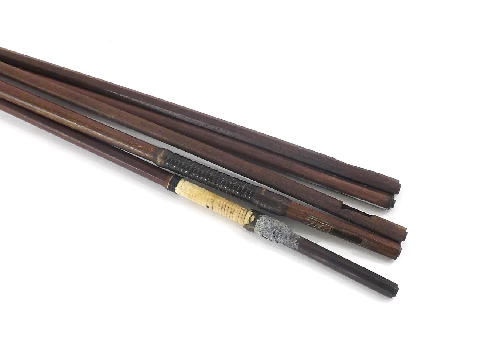 Appraisal: Five various violin bow sticks