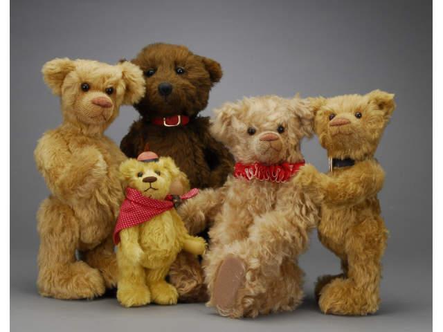 Appraisal: Lot Five Contemporary Artist Bears Bears by The Bear Baby