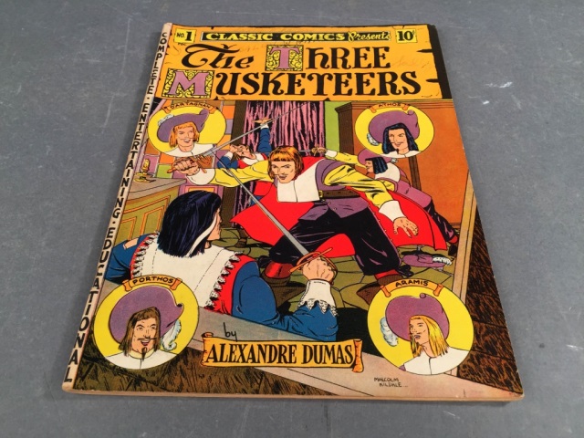 Appraisal: Classic Comics The Three Musketeers Ungraded unrestored Most of these