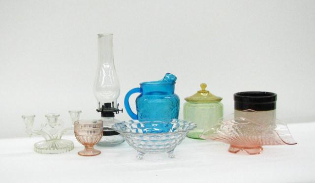 Appraisal: Group of vintage and Depression glass including '' American Fostoria