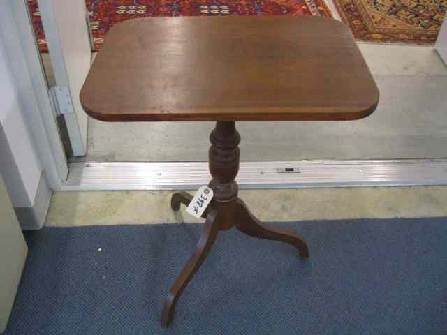 Appraisal: Early Mahogany Tilt Top Candlestand tri-footed