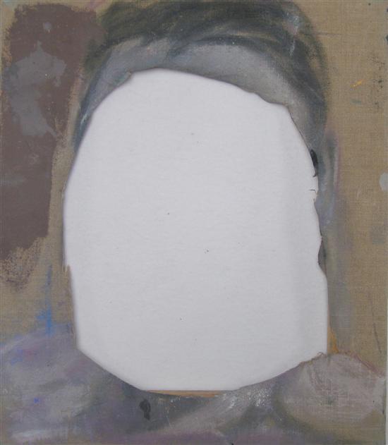 Appraisal: Francis Bacon destroyed canvas oil sketch for a portrait x