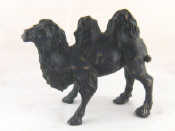 Appraisal: A bronze model of a bactrian camel with well detailed