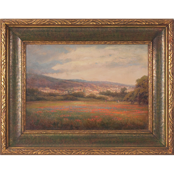 Appraisal: Mary Amanda Lewis American - ''Santa Barbara '' c oil