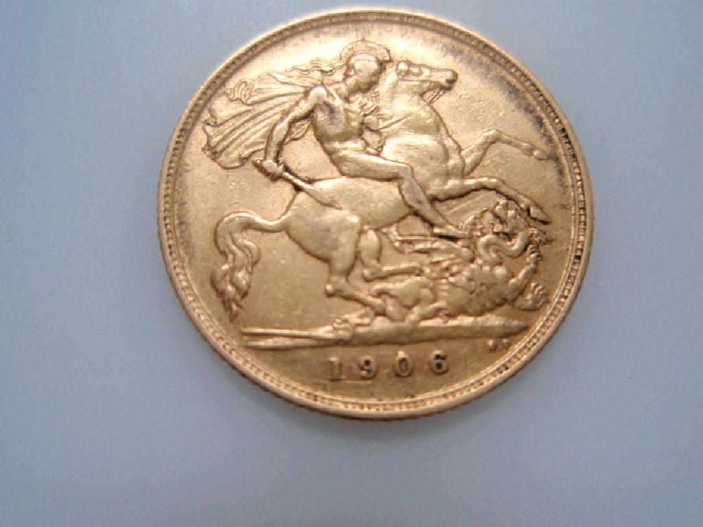 Appraisal: An Edward VII gold half sovereign