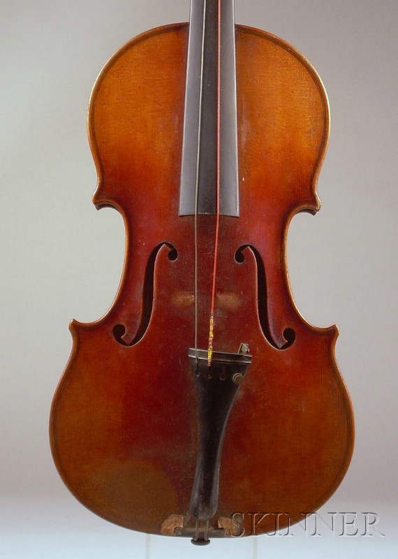 Appraisal: Modern Violin E H Roth Workshop Markneukirchen c branded internally