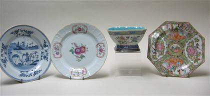 Appraisal: Four Chinese table items kangxi and later Including a Kangxi