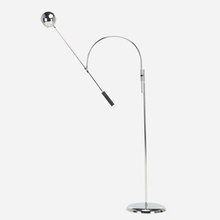 Appraisal: Robert Sonneman ORBITER ADJUSTABLE FLOOR LAMP SonnemanUSA late th centurychrome-plated