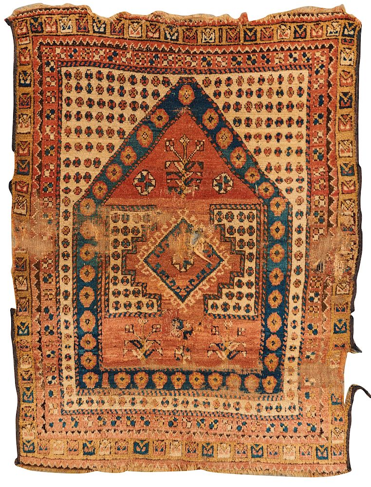 Appraisal: Turkish Prayer Rug mid th century ft in x ft