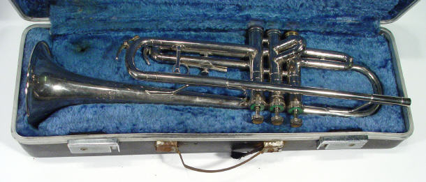 Appraisal: Melodymaker silver plated trumpet in a fitted case