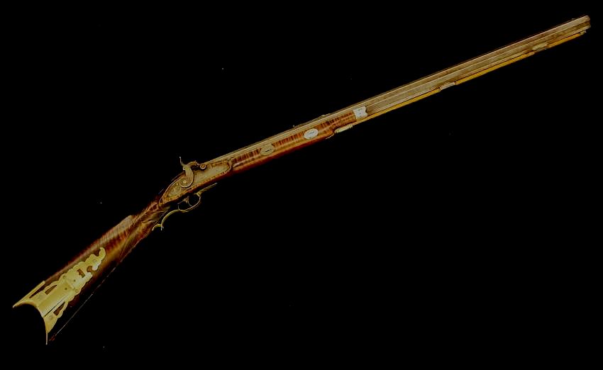 Appraisal: th c Percussion rifle A th century Percussion rifle by