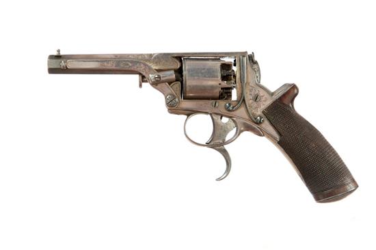 Appraisal: TRANTER REVOLVER England mid th century caliber five-shot '' octagonal