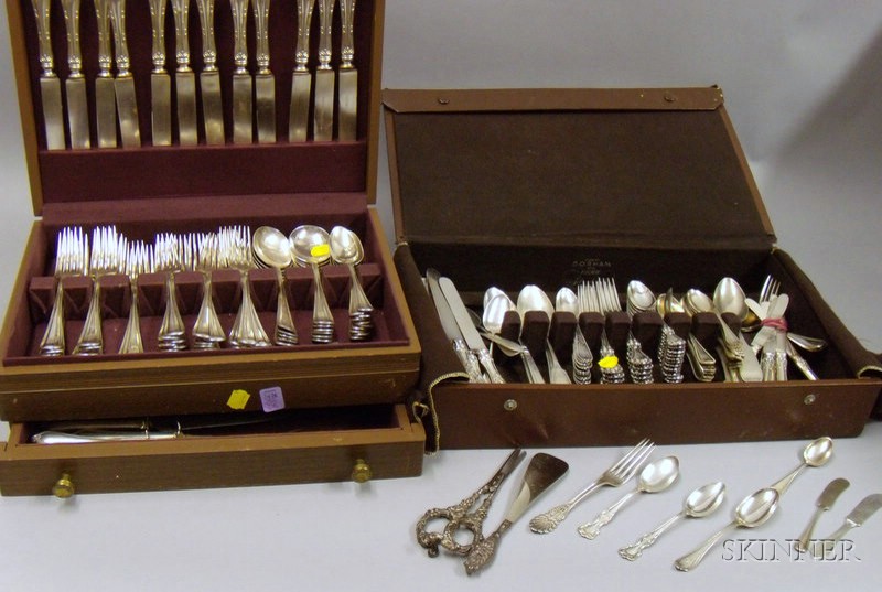 Appraisal: Lot of Miscellaneous Sterling Flatware Gorham Wallace others partial Gorham