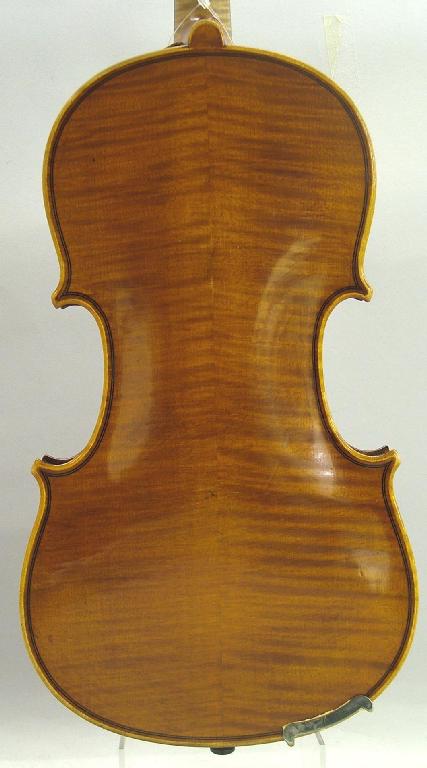 Appraisal: German violin labelled Rudolf Spielmann Schiler von Otto Mockel Berlin