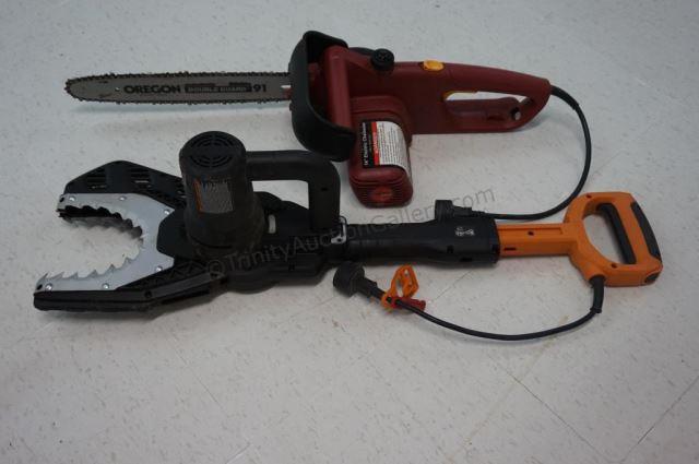 Appraisal: Includes Worx V amp electric Jaw Saw model WG and