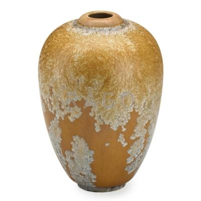 Appraisal: ADELAIDE ROBINEAU - UNIVERSITY CITY Exceptional porcelain vase with crystalline