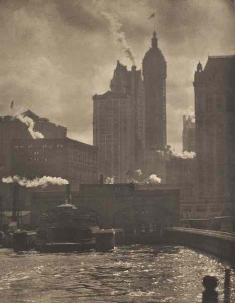 Appraisal: Alfred Stieglitz Am - City of Ambition''The City of Ambitions''