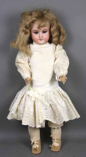 Appraisal: German bisque head doll by Armand Marseille composition body open