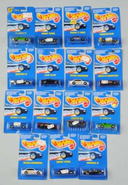 Appraisal: Lot of Mattel Hot Wheels Blue Card Vehicles Description All