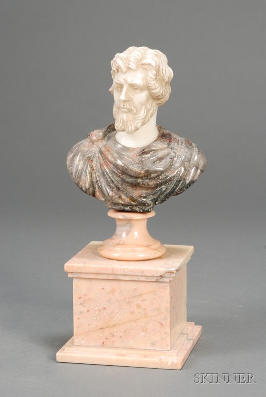 Appraisal: Carved Marble Bust of a Roman Emperor Italy th century