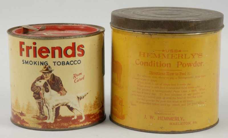 Appraisal: Lot of Product Tins Description Includes one Friends Smoking Tobacco