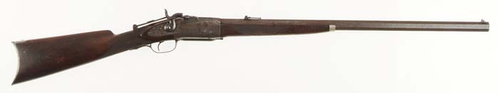 Appraisal: UNUSUAL BREECHLOADING SPORTING RIFLE Cal CF NSN oct bbl The