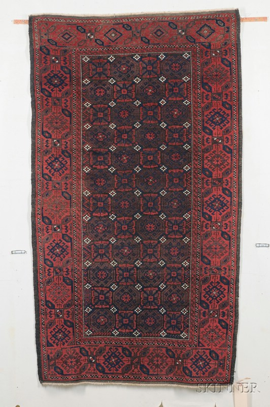 Appraisal: Baluch Rug Northeast Persia last quarter th century small spots