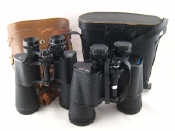 Appraisal: Two pairs of binoculars one Cosmica x one Prinz x