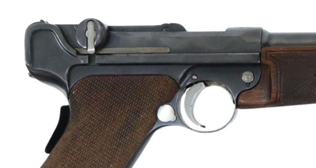 Appraisal: Parabellum Pistol Carbine Model mm butt stock not present the