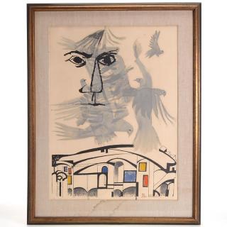 Appraisal: Ben Shahn lithograph Ben Shahn lithograph Ben Shahn American -