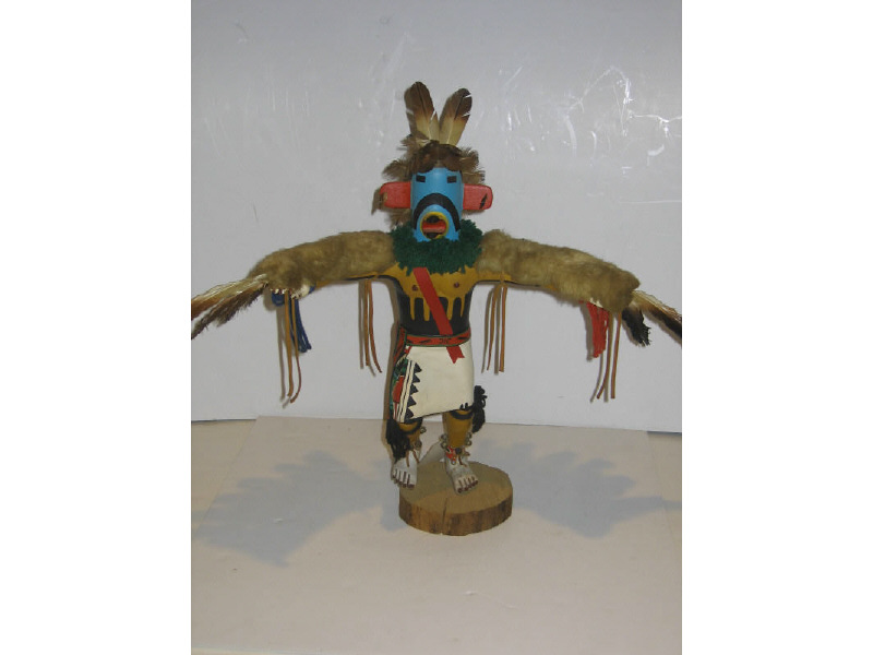 Appraisal: HOPI KACHINA DOLL Early th century Hopi name Kwahu English