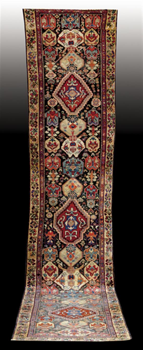 Appraisal: Antique Caucasian runner circa ' x ' Good condition with