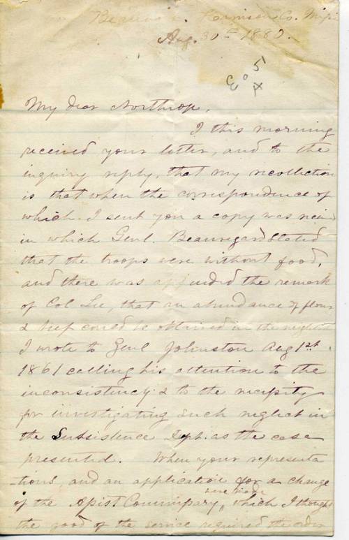 Appraisal: piece Autograph Letter Signed Davis Jefferson April pp vo first