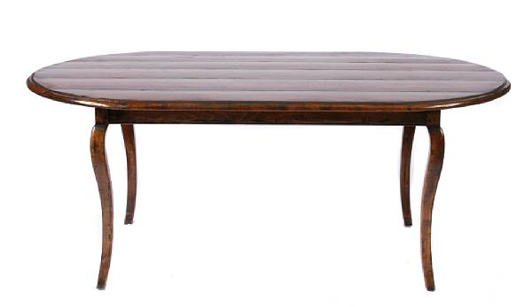 Appraisal: A Provincial dining table height in width in depth in