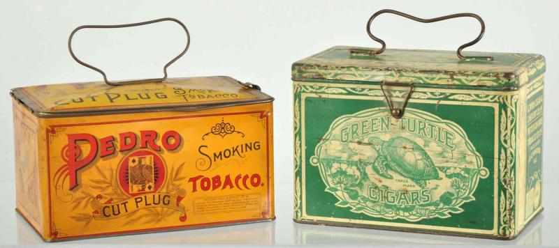 Appraisal: Lot of Tobacco Lunch Pails Description Includes Pedro Cut Plug