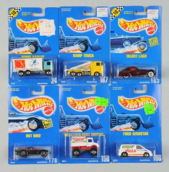 Appraisal: Lot of Mattel Hot Wheels Blue Card Vehicles Description Includes