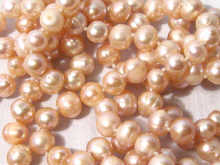 Appraisal: A long string of fresh water pearls approx cm long