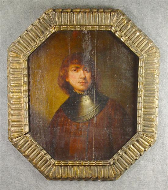 Appraisal: Rembrandt Style Portrait th Century Probably a copy after a