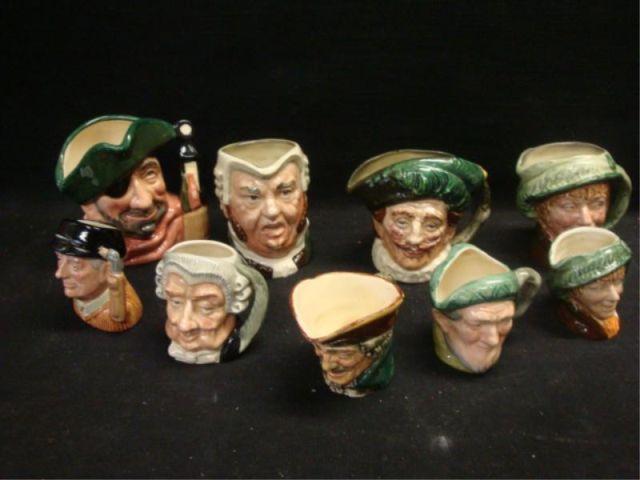 Appraisal: ROYAL DOULTON Small Tobies - Smuggler Golfer Lawyer and Old