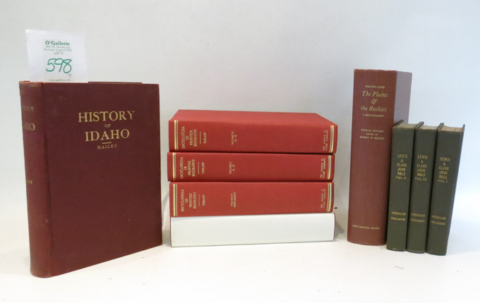 Appraisal: NINE LINEN BOUND HARDBACK BOOKS including Volumes I II and