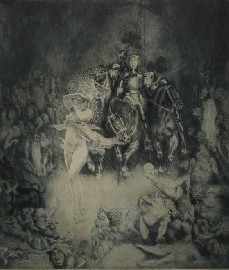 Appraisal: Norman Lindsay - The Innocents etching engraving and stipple signed