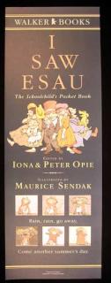 Appraisal: Maurice Sendak I SAW ESAU Iona Peter Opie Walker Books