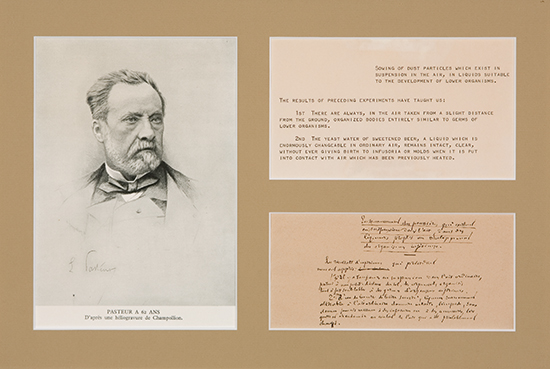 Appraisal: A FUNDAMENTAL FINDING LEADING TO PASTEURIZATION PASTEUR LOUIS Autograph Manuscript