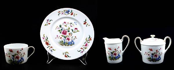 Appraisal: A Limoges dinner service for twelve comprising twelve dinner plates