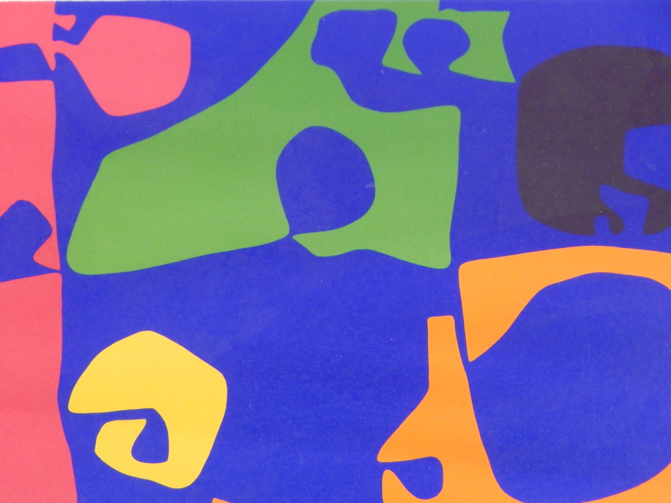 Appraisal: Patrick Heron - Patrick Heron January artist signed coloured print