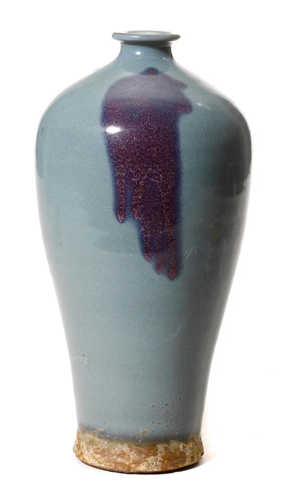 Appraisal: A JUNYAO VASE China probably Ming dynasty height cm Beautifully